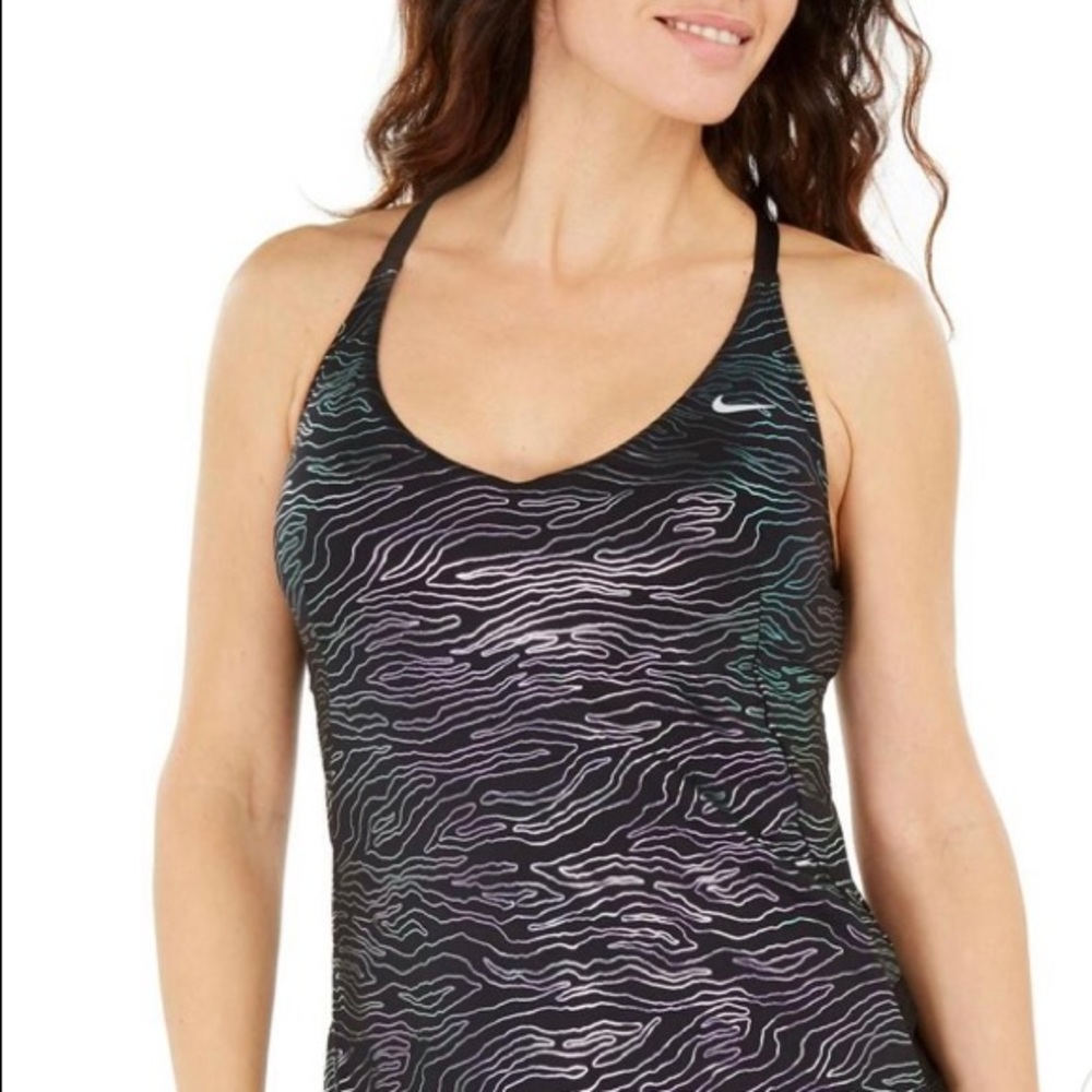 Nike Geo Onyx Crossback Tankini Top Retails @ $82